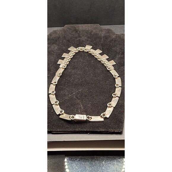 Sterling Silver Turquoise Enico 925 Choker\Necklace Nice solid and a Beautiful - Picture 2 of 4